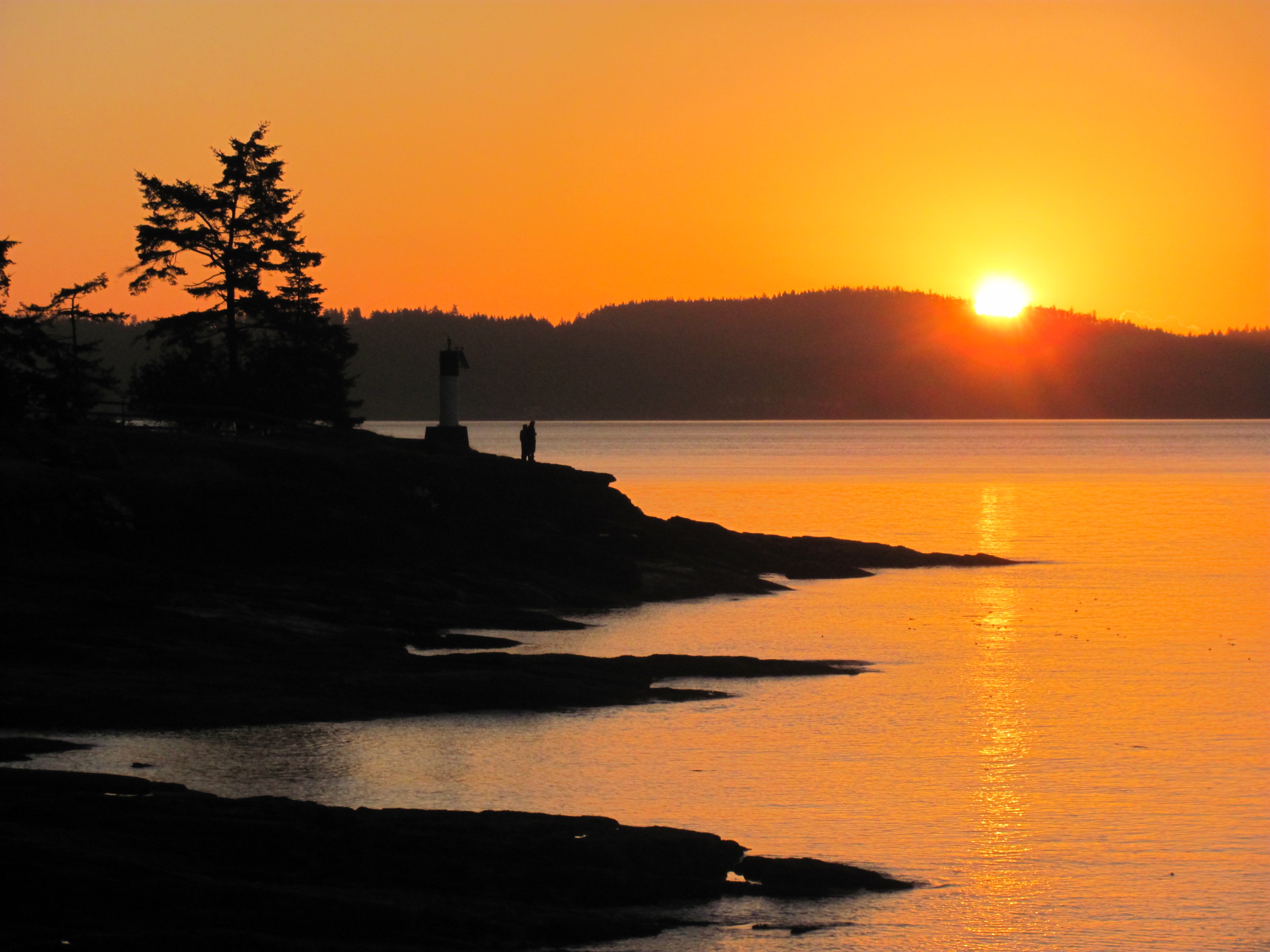 Sunrise at Ruckle Provincial Park, Saltspring Island