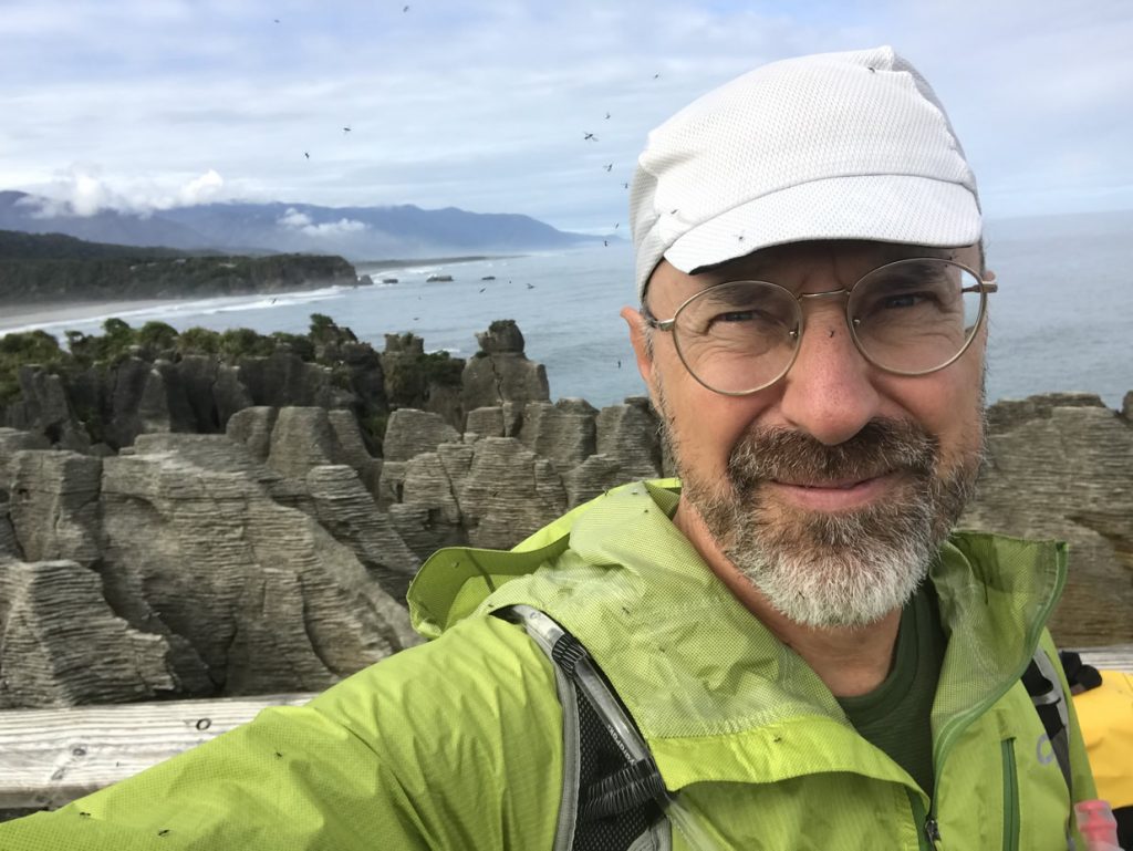 Pancake Rocks...insect frenzy