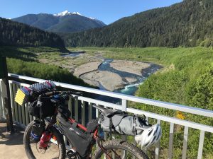 Surly Troll at Glines Dam Overlook, Olympic Peninsula, Elwha River Valley