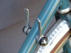 650b Dura Ace downtube shifters